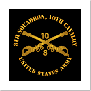 8th Squadron - 10th Cav Regt  w Cav Br Posters and Art